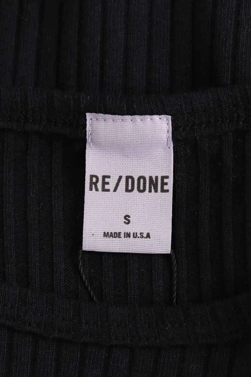 Top RE/DONE Noir en Coton
