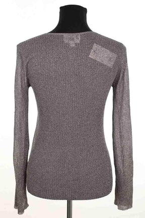 Top Rouje Gris en Viscose