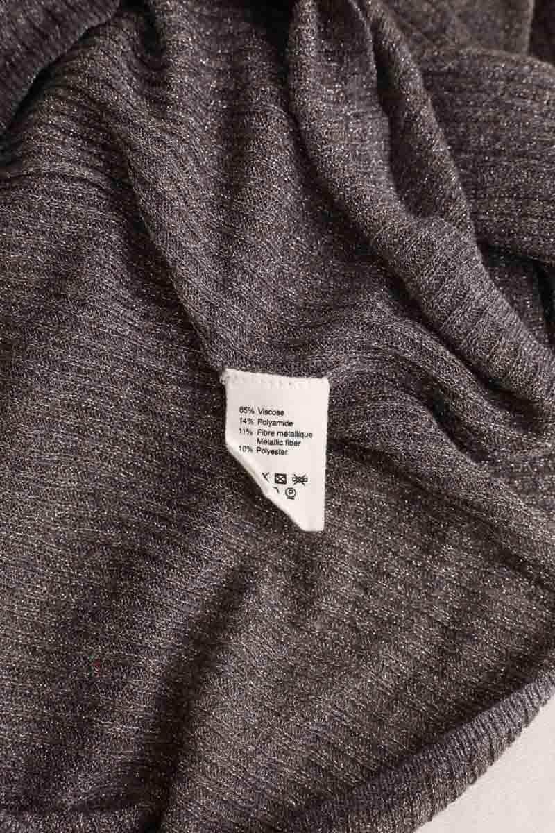 Top Rouje Gris en Viscose