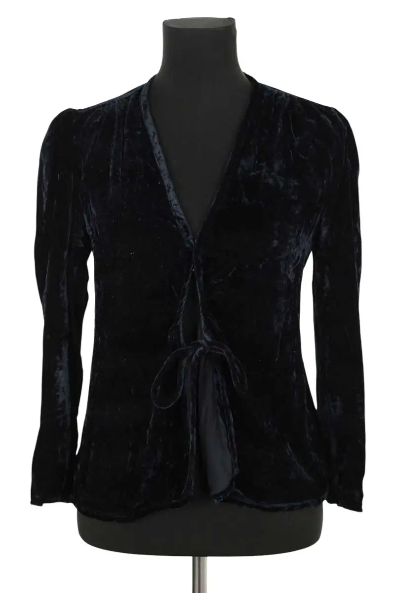 Top Rouje Noir en Synthétique, taille M - Seconde Main