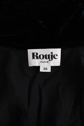 Top Rouje Noir en Synthétique