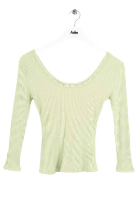 Top Rouje Vert en Synthétique, taille XS - Seconde Main