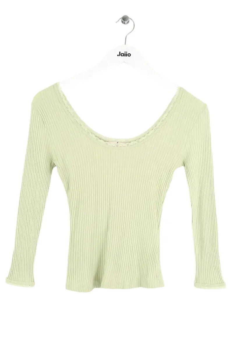 Top Rouje Vert en Synthétique, taille XS - Seconde Main