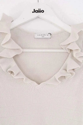Top Sandro Beige en Synthétique