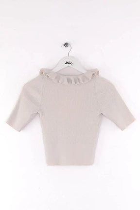 Top Sandro Beige en Synthétique
