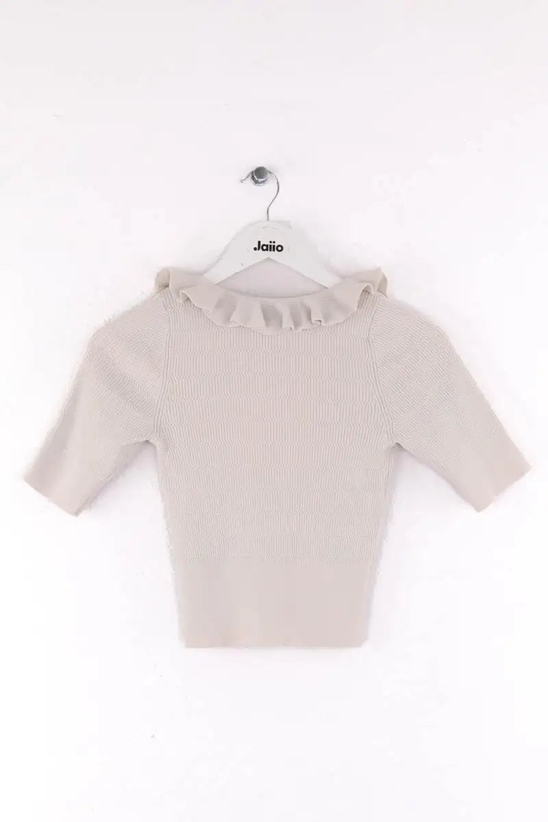 Top Sandro Beige en Synthétique