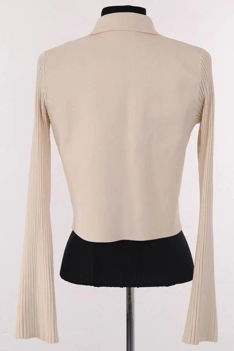 Top Sandro Beige en Viscose