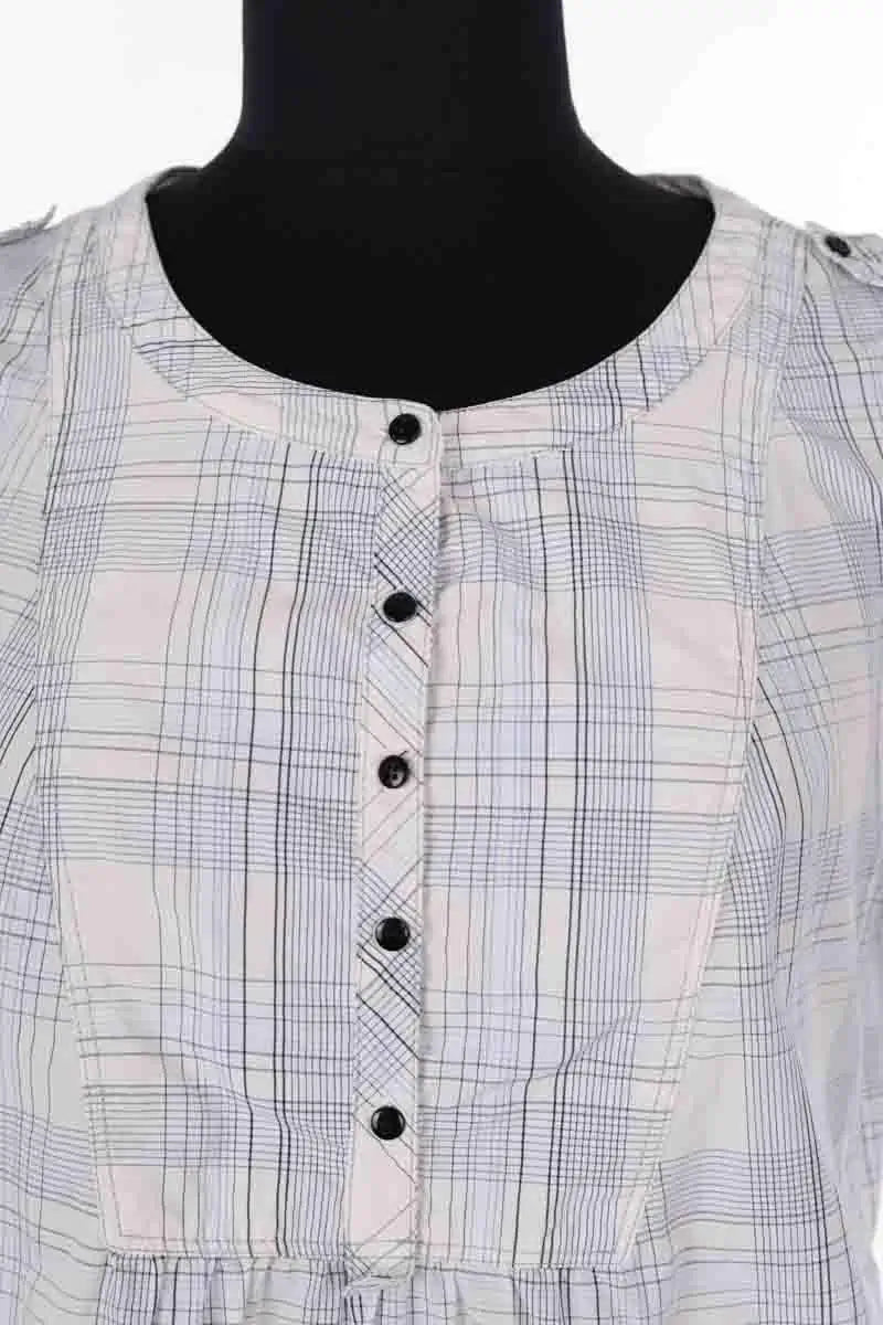 Top Sandro Blanc en Coton