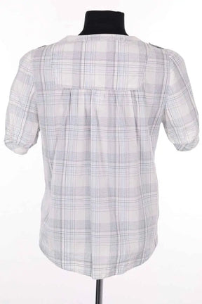 Top Sandro Blanc en Coton