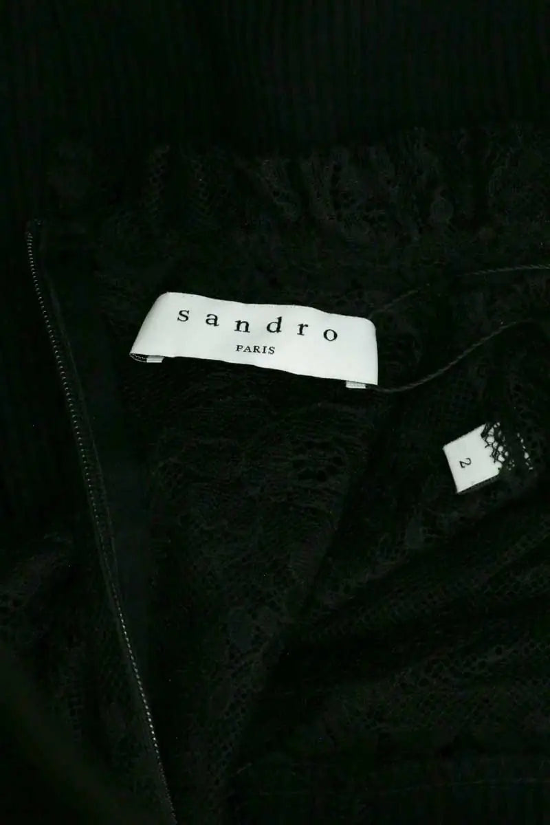 Top Sandro Noir en Synthétique