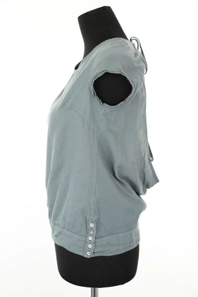 Top Sandro Vert en Coton