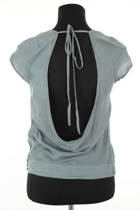 Top Sandro Vert en Coton