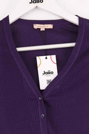 Top Sandro Violet en Coton