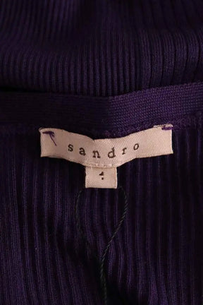 Top Sandro Violet en Coton