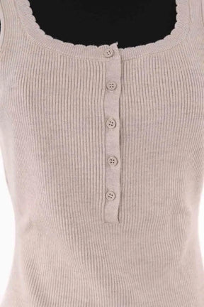 Top sans manche & Other Stories Gris en Coton