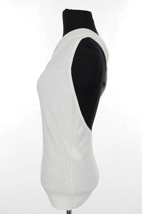Top sans manche Aeron Blanc en Viscose
