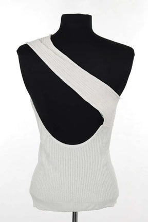 Top sans manche Aeron Blanc en Viscose