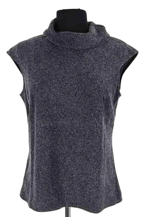 Top sans manche Agnès B. Anthracite en Coton, taille L - Seconde Main