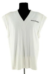 Top sans manche Alexander McQueen Blanc en Coton, taille L - Seconde Main