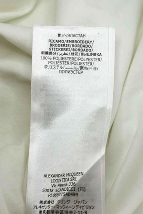 Top sans manche Alexander McQueen Blanc en Coton