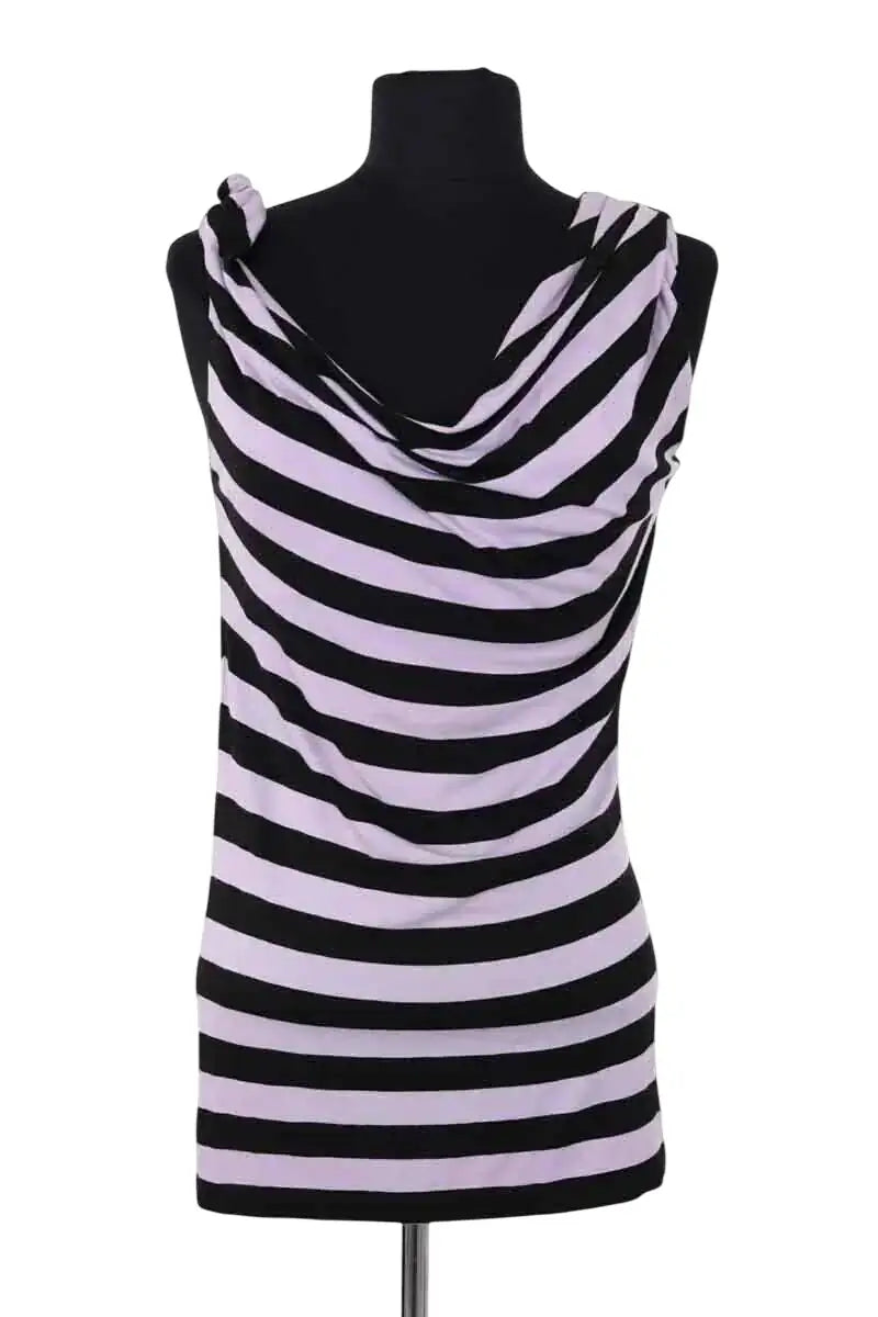 Top sans manche Alexander McQueen Noir en Viscose, taille S - Seconde Main