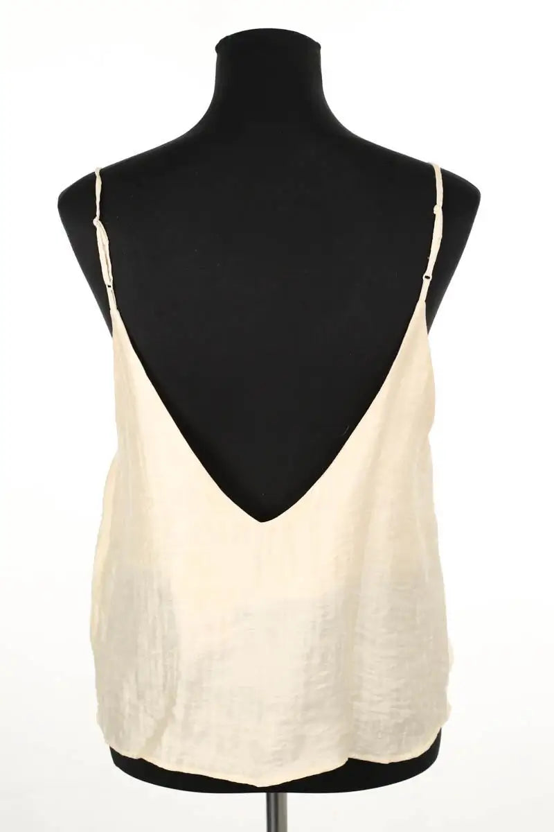 Top sans manche American Vintage Beige en Synthétique