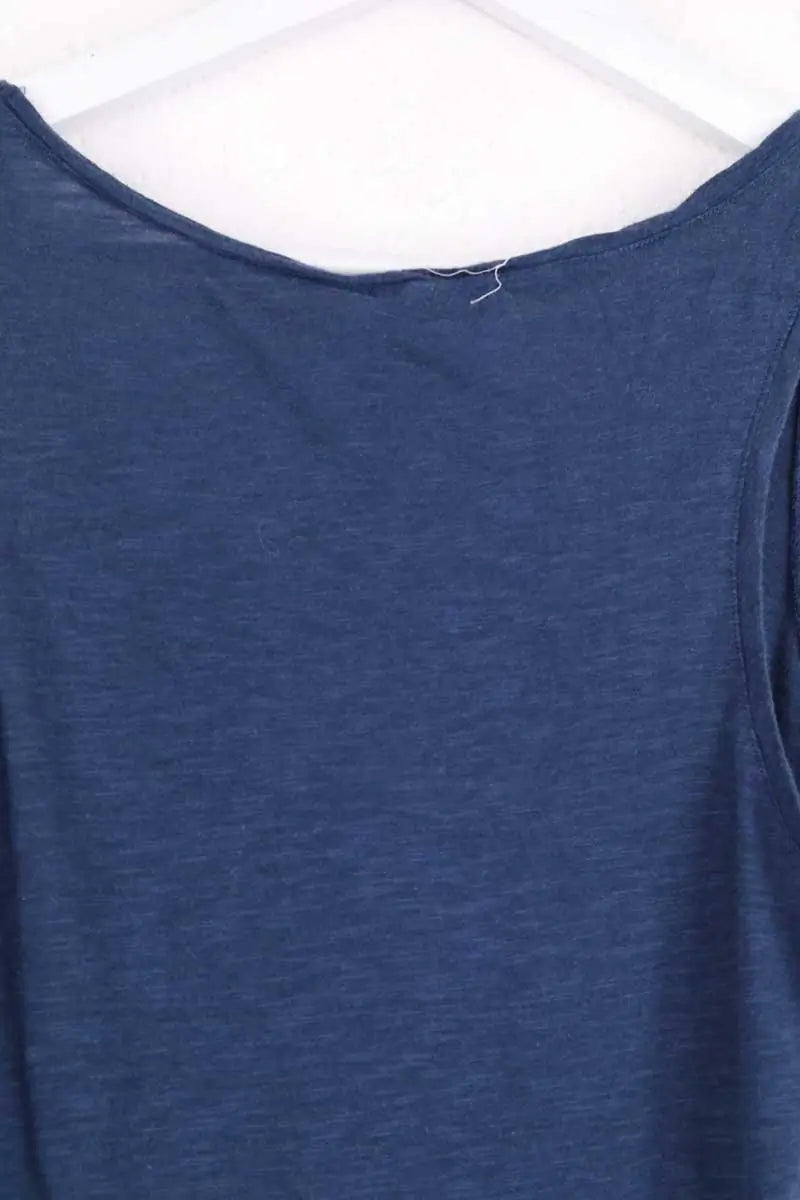 Top sans manche American Vintage Bleu en Coton