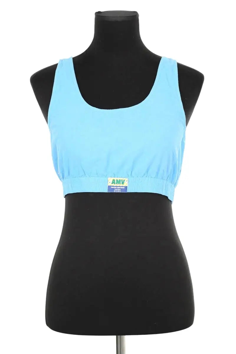 Top sans manche American Vintage Bleu en Coton, taille S - Seconde Main
