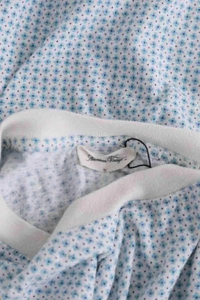 Top sans manche American Vintage Bleu en Coton