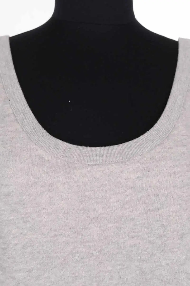 Top sans manche American Vintage Gris en Coton