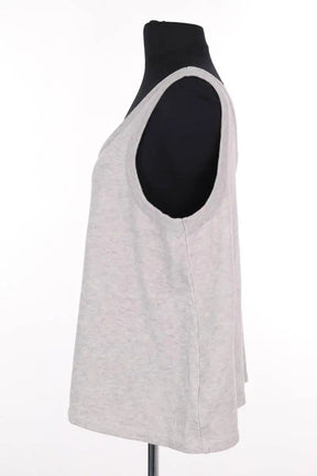 Top sans manche American Vintage Gris en Coton