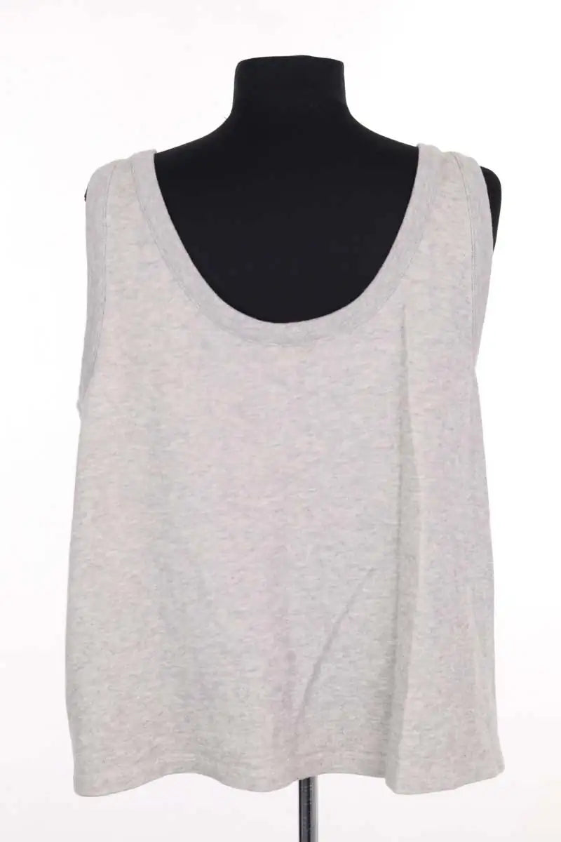 Top sans manche American Vintage Gris en Coton