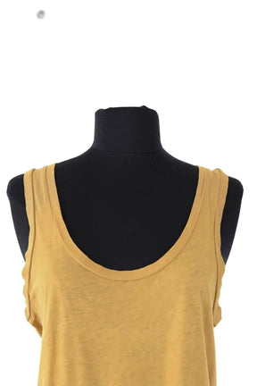 Top sans manche American Vintage Jaune en Coton