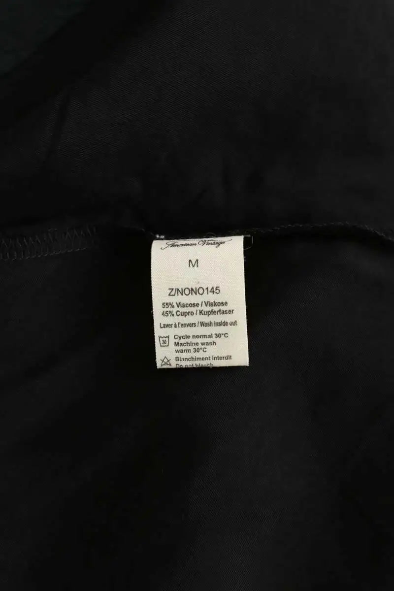 Top sans manche American Vintage Noir en Viscose