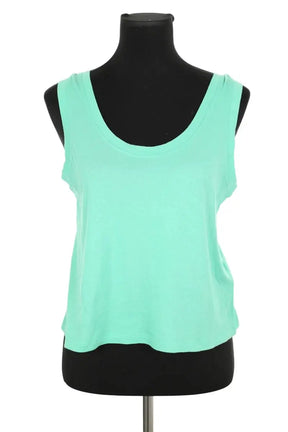 Top sans manche American Vintage Vert en Coton, taille M - Seconde Main