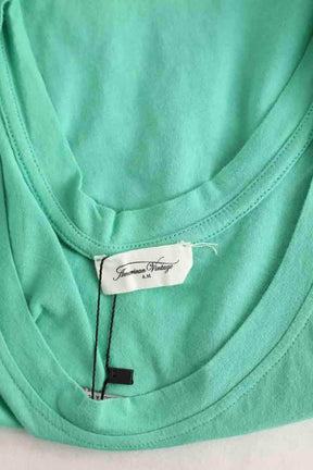 Top sans manche American Vintage Vert en Coton