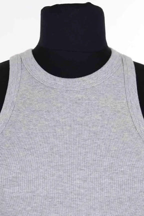 Top sans manche Anine Bing Gris en Coton