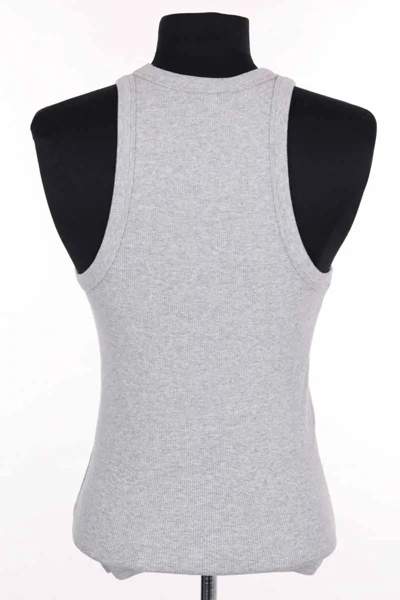 Top sans manche Anine Bing Gris en Coton
