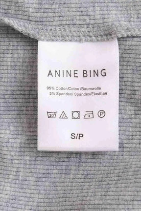 Top sans manche Anine Bing Gris en Coton