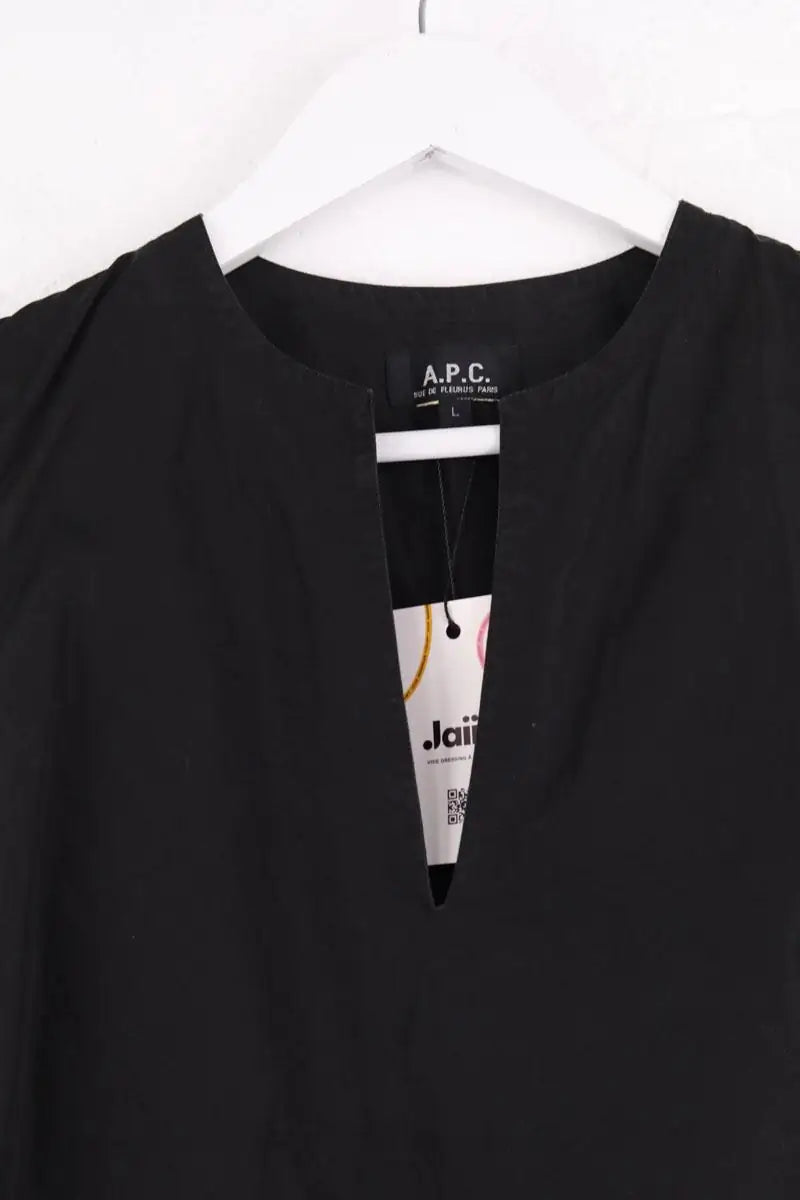 Top sans manche APC Noir en Coton