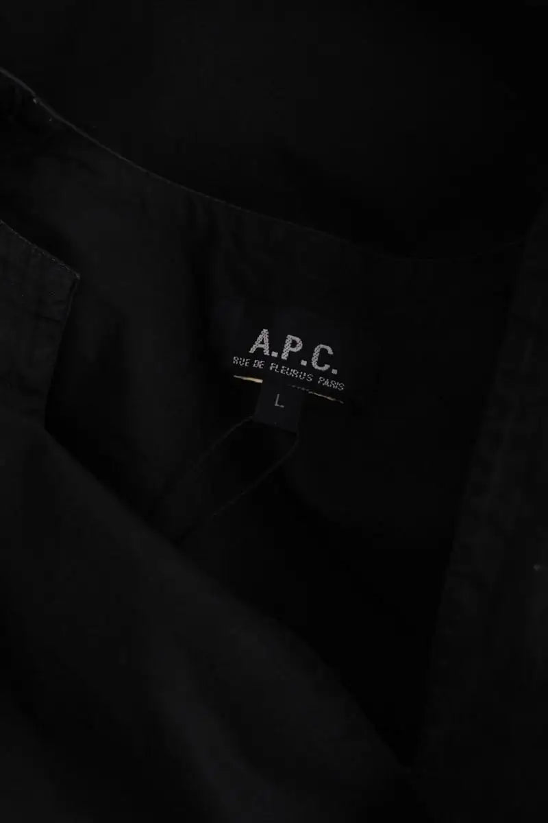 Top sans manche APC Noir en Coton