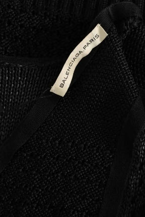 Top sans manche Balenciaga Noir en Synthétique