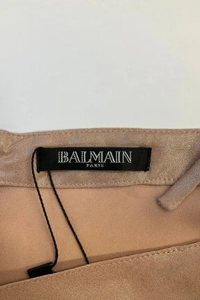 Top sans manche Balmain Rose en Synthétique