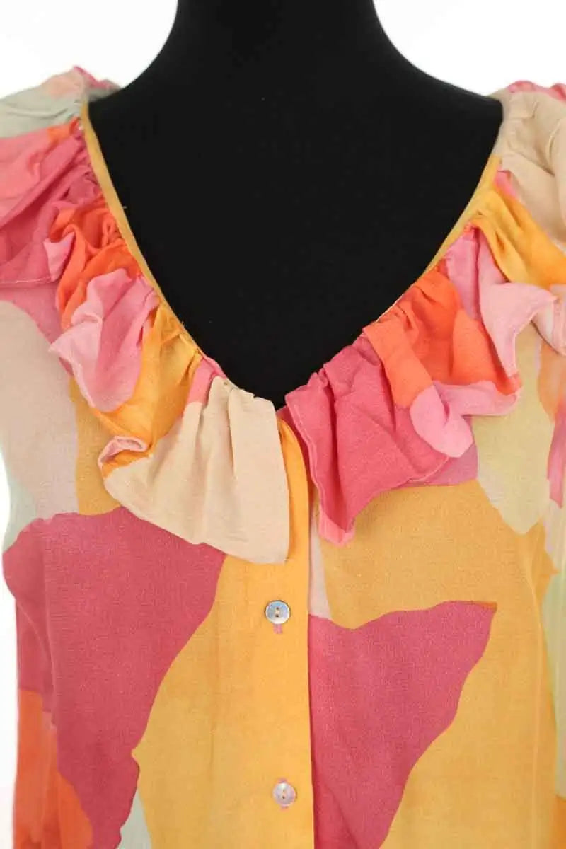 Top sans manche Balzac Multicolore en Viscose
