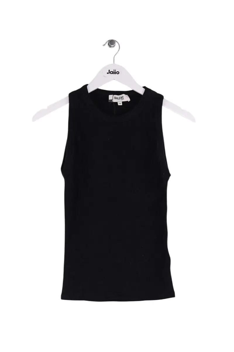 Top sans manche Balzac Oria Noir en Coton, taille M - Seconde Main