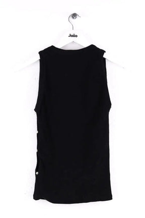 Top sans manche Balzac Oria Noir en Coton