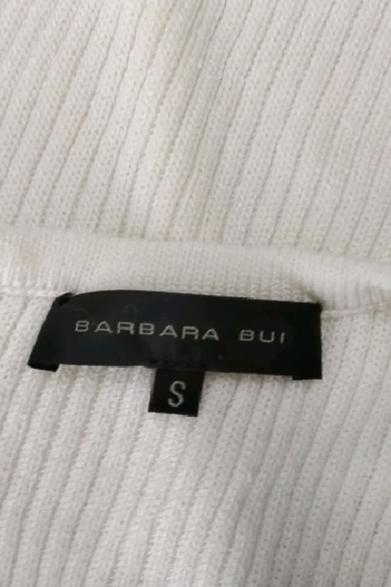 Top sans manche Barbara Bui Blanc en Viscose