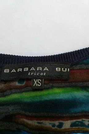 Top sans manche Barbara Bui Bleu en Soie