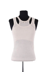 Top sans manche Barbara Bui Ecru en Viscose, taille XS - Seconde Main