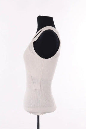 Top sans manche Barbara Bui Ecru en Viscose